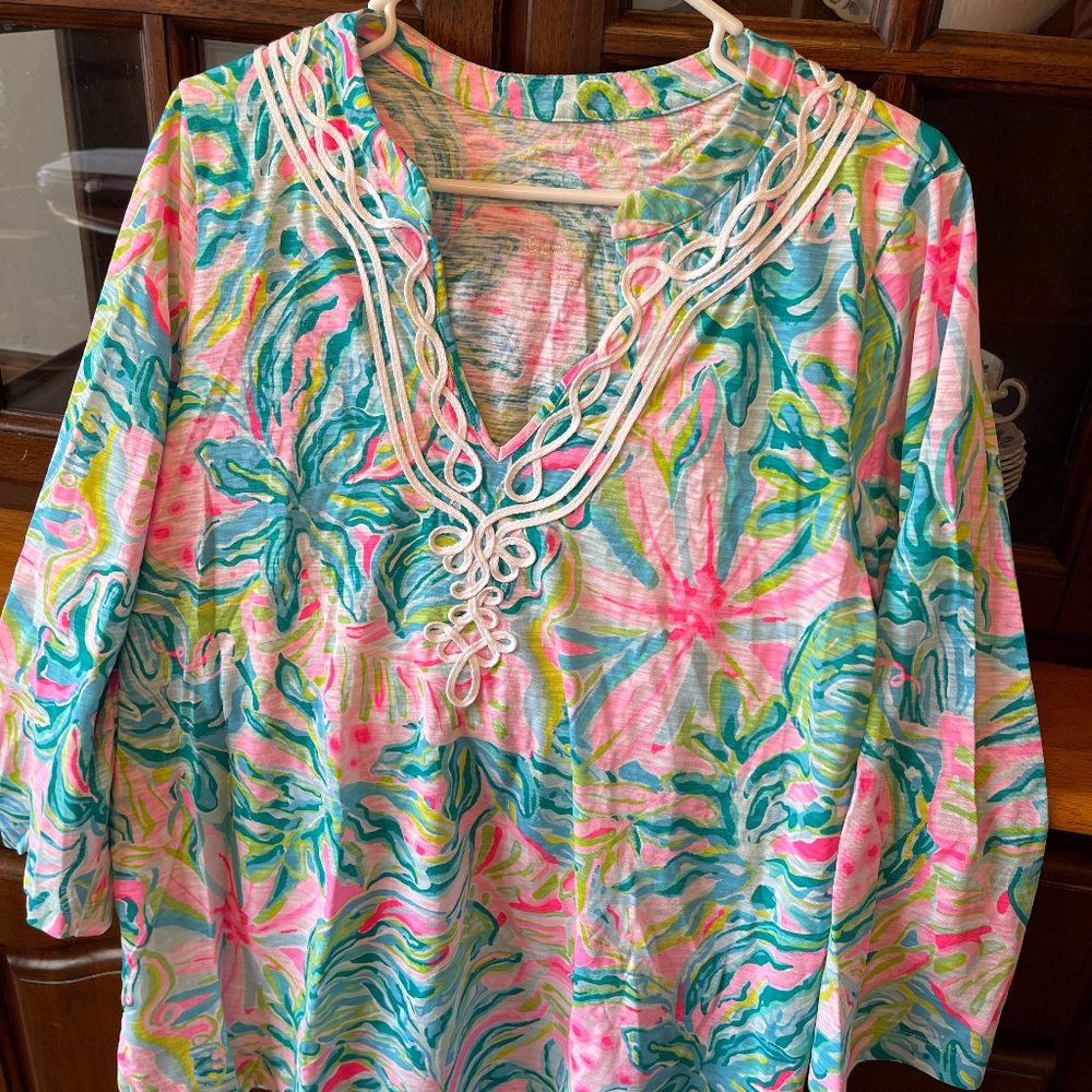 Lilly Pulitzer Kaia Knit Tunic Top - Ladies XL